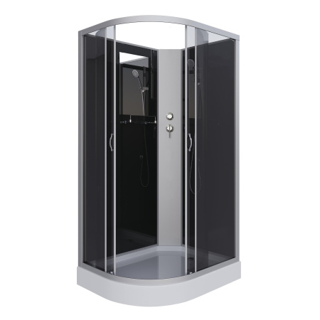 Душевая кабина Niagara Classic NG-3512-14RBK (120х80х200) низкий поддон(13см),стекло тонированное,3 места