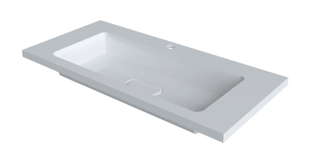 Раковина из литьевого мрамора Taliente 97 см 4627173210447 мебельная цвет белый