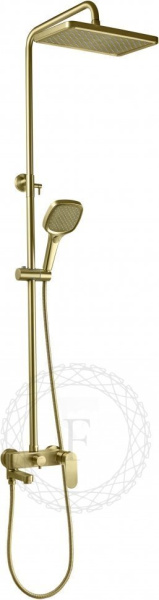 Душевая система FILARETE Retta FL2030 (Матовое золото)