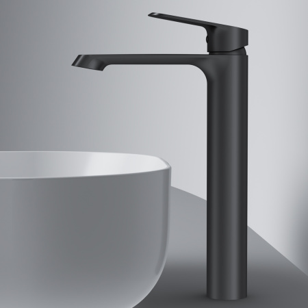 F8F92022 Func Смеситель для умывальника AM.PM высокий, черный