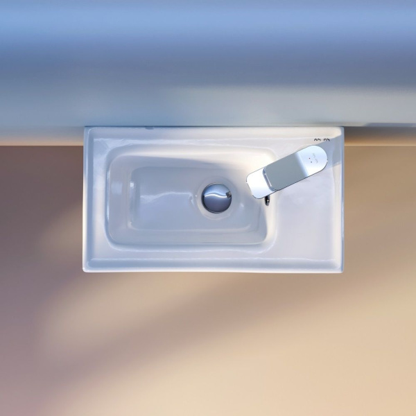 M85AWCC0452WG64 X-Joy, Раковина мебельная AM.PM, керамическая, 45 см, встроенная, цвет: белый, глянец