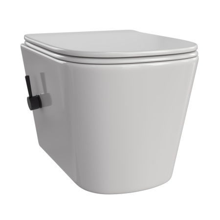 Унитаз Taliente Correto CR25200+SMnero подвесной