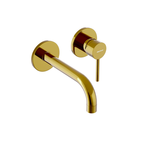 360260600 Scandinavian Pure Смеситель для умывальника Damixa монтируемый в стену, золото