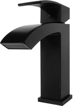 Cмеситель для раковины Hansberge H1077 Черный матовый