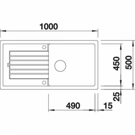 Кухонная мойка Blanco Zia XL 6S Темная скала