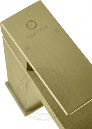 Cмеситель для раковины FILARETE Fing FL5040 (Матовое золото)
