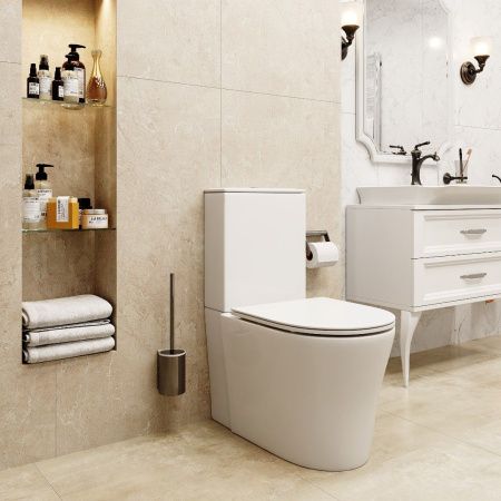 Унитаз-компакт SANTA напольный безободковый Cerutti SPA CT8916