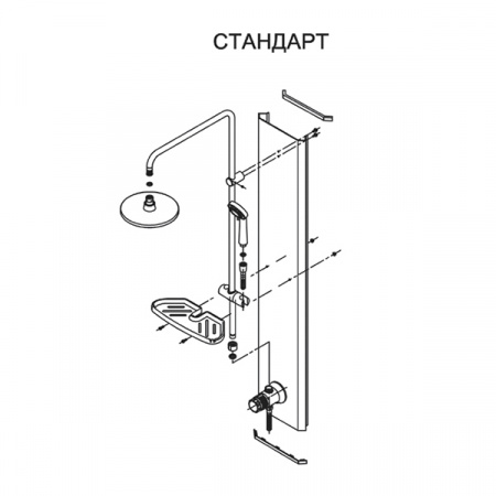 Душевая кабина Triton Рио 3 90х90