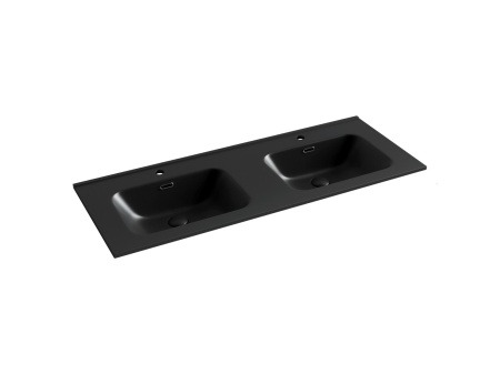 Умывальник накладной прямоугольный Ceramicanova Element 1210*465*180мм, черный матовый, CN7004MB