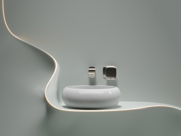 Умывальник чаша накладная круглая Ceramicanova Element 360*360*120мм, Белый, CN6050