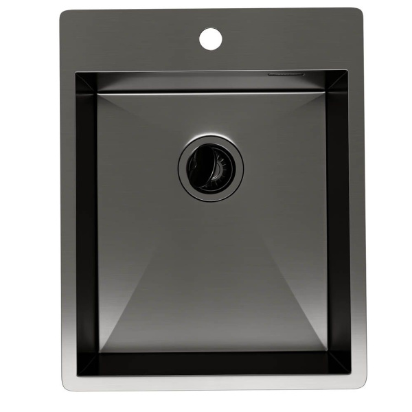Кухонная мойка Reflexion Iseo RX2240BL оружейная сталь