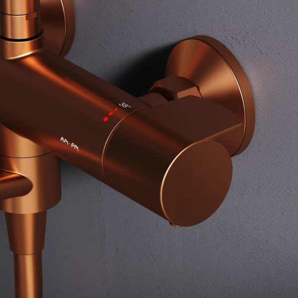 Душевая система AM.PM F0785A544 X-Joy с термостатом