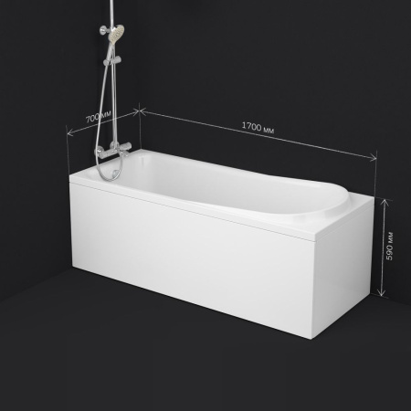 W80A-170-070W-A Like, Ванна акриловая AM.PM A0 170х70 см,шт