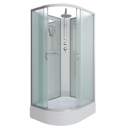 Душевая кабина Niagara Classic NG-33984-14RBKT (90х80х210) средний поддон(26см),стекло матовое