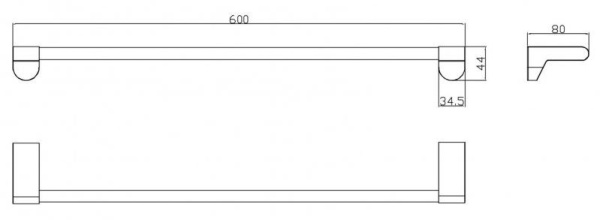 Полотенцедержатель CeramaLux Neo 51008