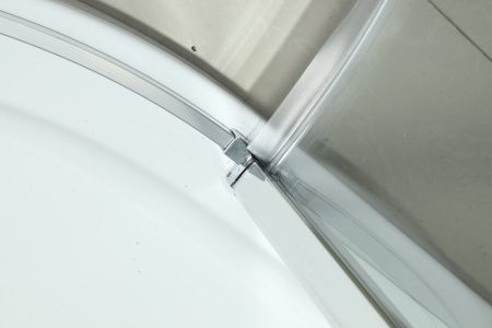 Душевой уголок Roxen Doha 55080-90 (90х90) стекла прозрачные/профиль хром