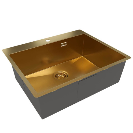 Кухонная мойка Reflexion Iseo RX2260GD брашированное золото