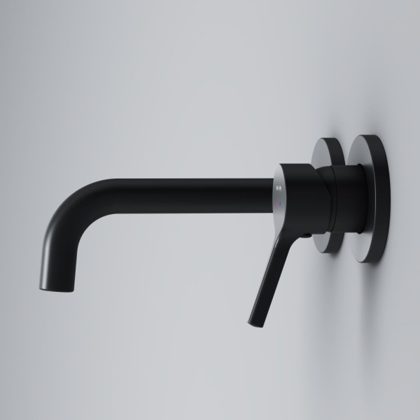 F85B72622 X-Joy S Смеситель для умывальника AM.PM монтируемый в стену, черный