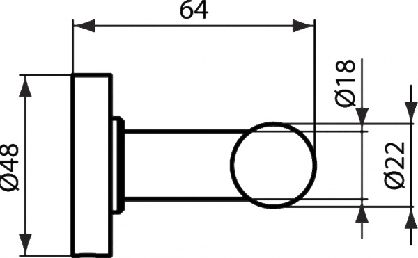 Крючок Ideal Standard IOM A9116AA двойной