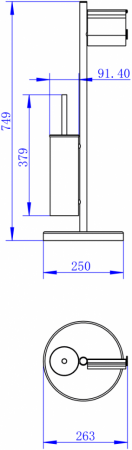 Комбинированная напольная стойка Felice F 0510