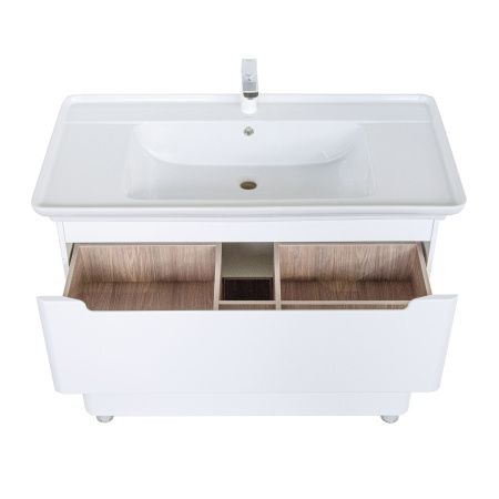 Тумба напольная BRIZ Альби 105 с умывальником Дуглас, 235 03-08105-14 00 БЕЛ