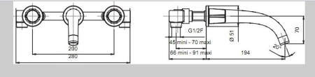 Смеситель для раковины Jacob Delafon Elevation E18872-CP