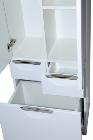 Шкаф-пенал Misty Орхидея 50 белый П-Жас05050-0112Я