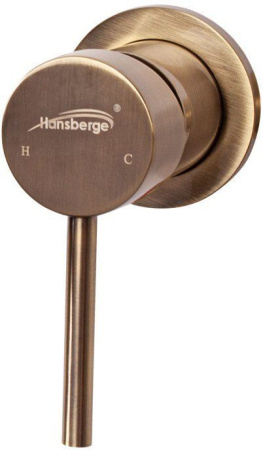 Смеситель встраиваемый для раковины Hansberge H211 Бронза