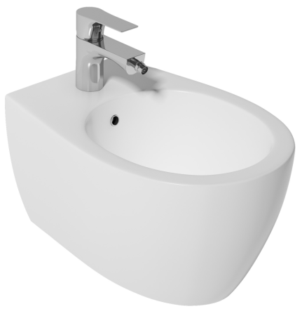 Биде ISVEA Sentimenti Neo подвесной  363*510*400 цвет антрацит матовый 10AR41010SV-2C