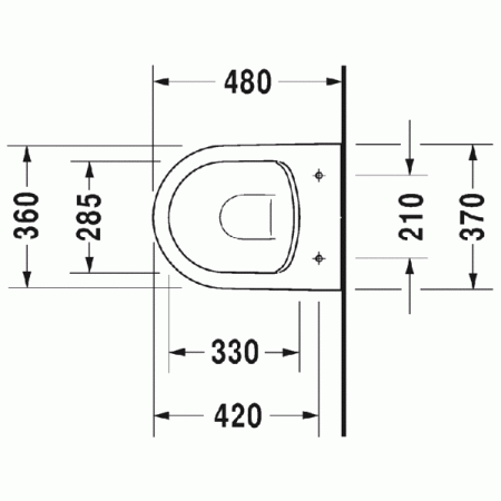 Унитаз подвесной Duravit Me by Starck 45300900A1 микролифт