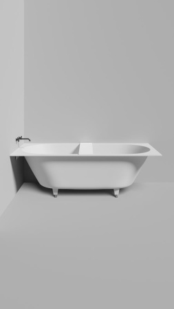 Полка для встраиваемой ванны Salini GABBIANO IN 880, белый, 1906208M