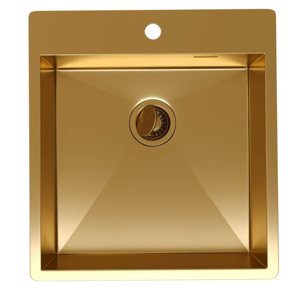 Кухонная мойка Reflexion Iseo RX2246GD брашированное золото