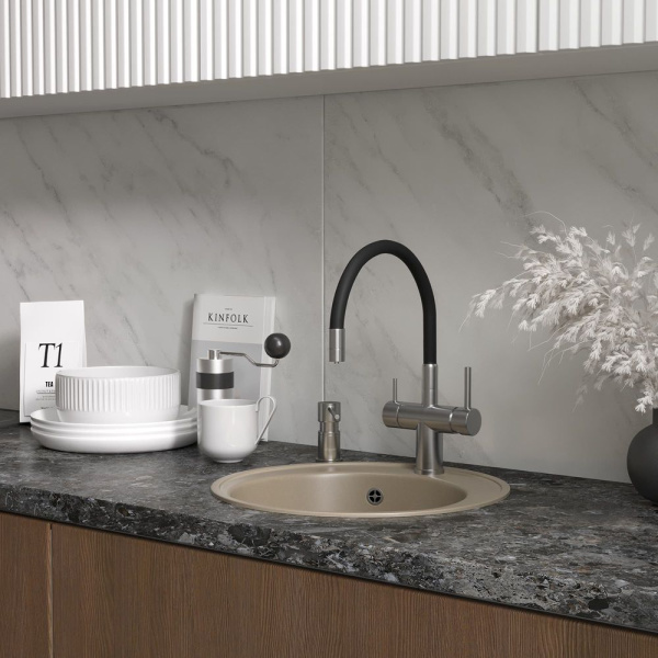 Кухонная мойка Reflection Arena RF0148BE, бежевый