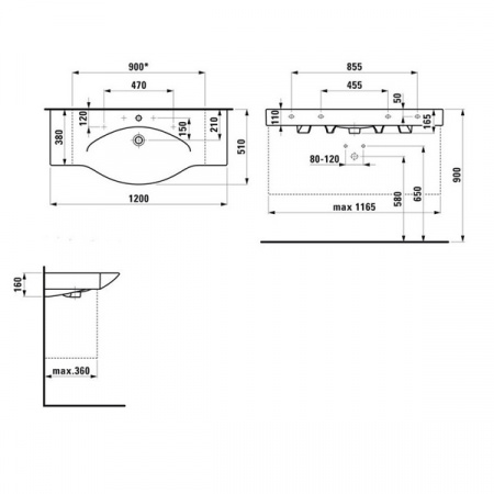 Раковина Laufen 8127040001041