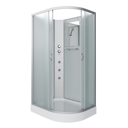 Душевая кабина Niagara Classic NG-3312-14LBKG (120х80х200) низкий поддон(13см),стекло матовое,3 места