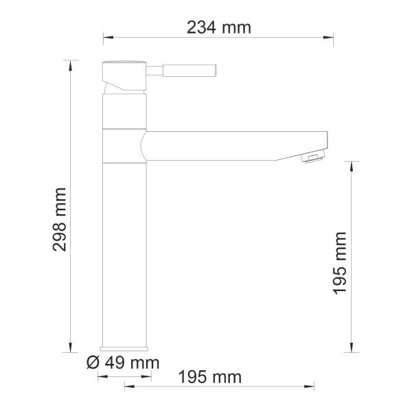 Смеситель для мойки Wasserkraft Wern 4207