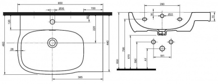 Умывальник Kolo Style L21765000