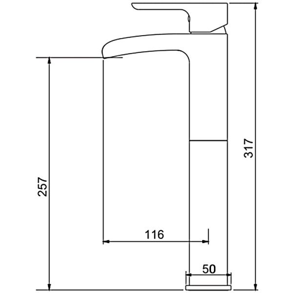 Смеситель для раковины Gappo G1048-31