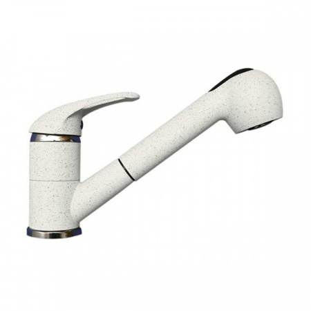 Смеситель для мойки ZorG Fondo белый камень