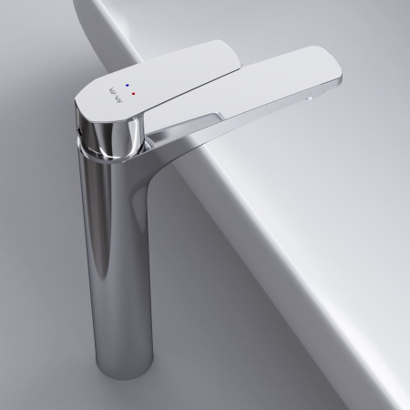 F90E92200 Gem Смеситель для умывальника AM.PM высокий с д/к, хром.