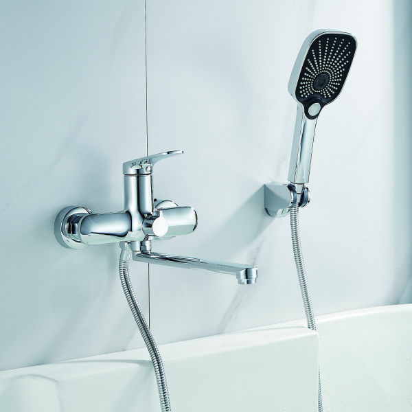 Смеситель для ванны Shevanik S8502, хром