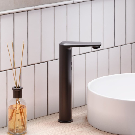 770280300 Jupiter Смеситель для умывальника Damixa, высокий, чёрный