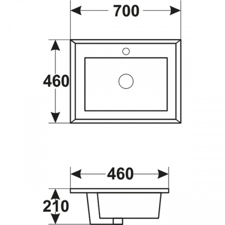 Раковина Melana MLN-F70