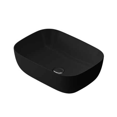 M8FWCC10450BM Func Раковина накладная AM.PM, прямоугольник, 45 см, цвет черный матовый