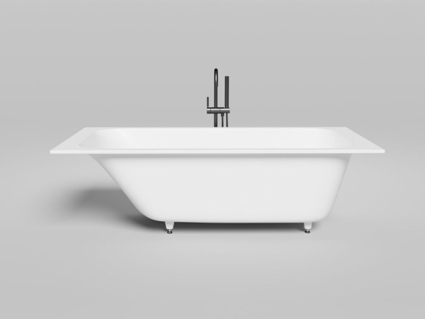 Ванна встраиваемая Salini ORLANDA KIT 180x80 покраска по RAL полностью, S-Stone, матовый 102122MF