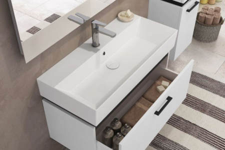 Раковина ISVEA SistemaZ Frame накладная 900*422*150 1 цвет белый 10SF50090SV