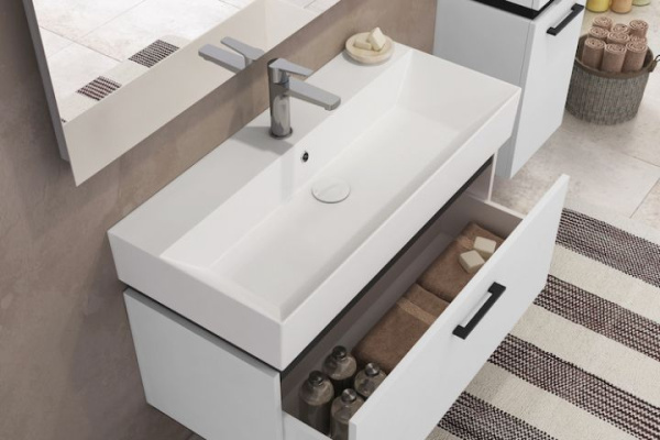 Раковина ISVEA SistemaZ Frame накладная 900*422*150 1 цвет белый 10SF50090SV