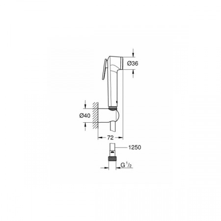 Гигиенический душ Grohe Tempesta-F Trigger Spray 30 27513001