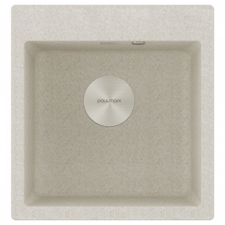 Мойка Paulmark KANTE 50 PM105152-BE 520х510х200 мм, IT-GRANIT, бежевый
