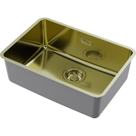 Кухонная мойка Omoikiri Omi 53-U/I Ultra Mini-LG нерж. сталь/светлое золото 4997406